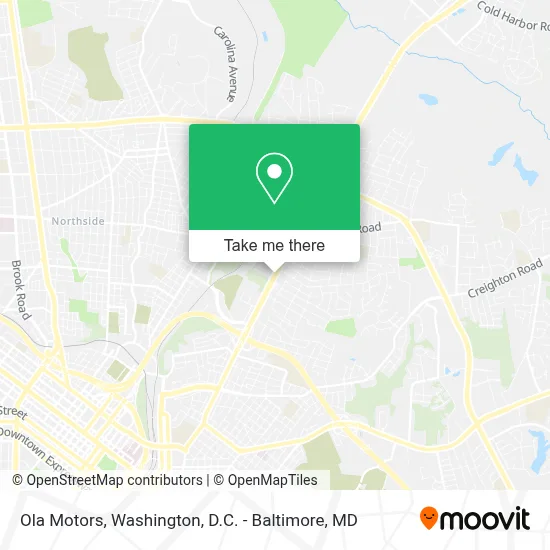 Ola Motors map