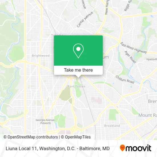 Liuna Local 11 map