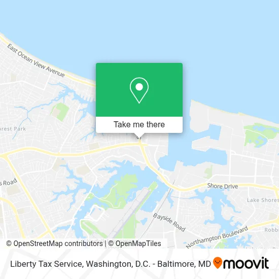 Liberty Tax Service map