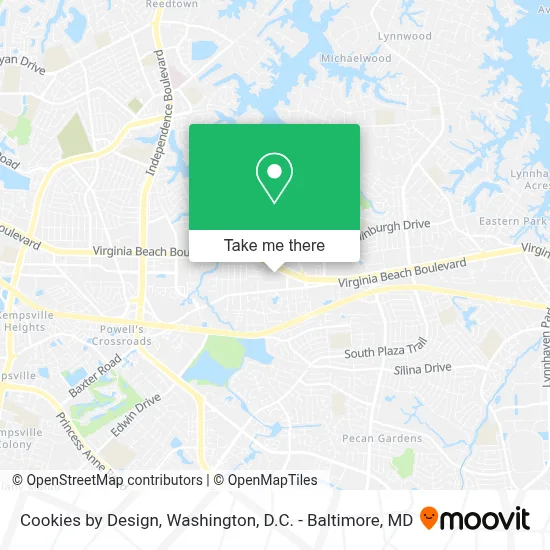 Cookies by Design map