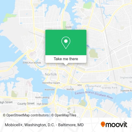 Mobicell+ map