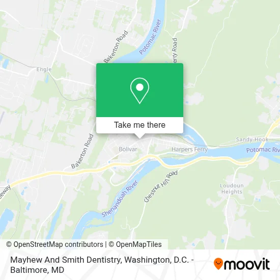 Mayhew And Smith Dentistry map