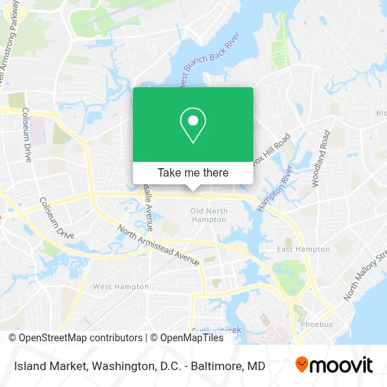 Island Market map
