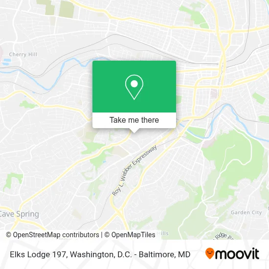 Elks Lodge 197 map