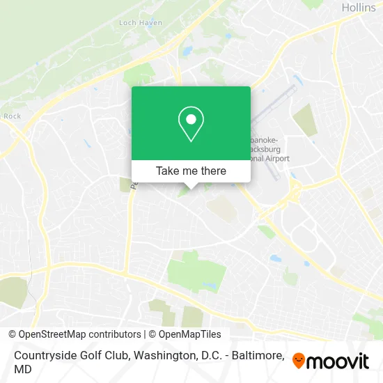 Countryside Golf Club map
