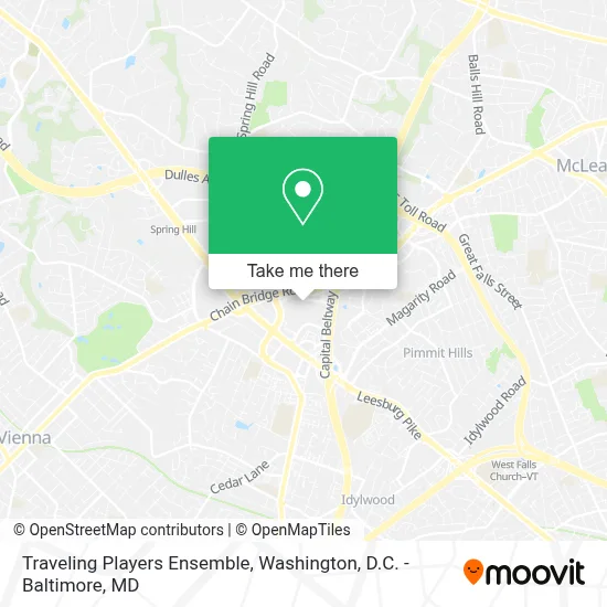 Traveling Players Ensemble map