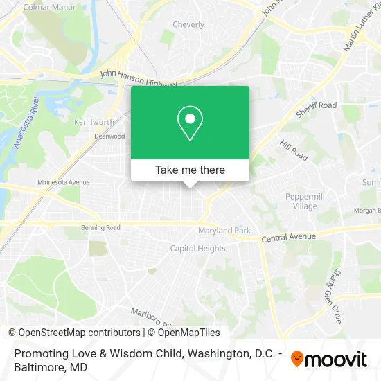 Promoting Love & Wisdom Child map