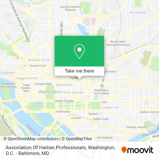 Association Of Haitian Professionals map