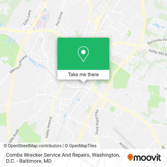 Combs Wrecker Service And Repairs map