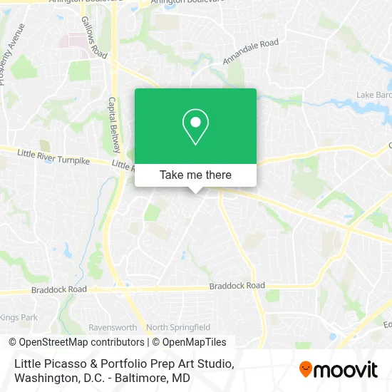 Little Picasso & Portfolio Prep Art Studio map