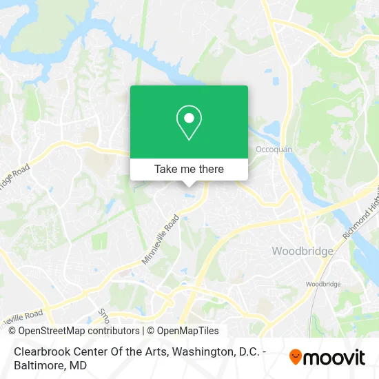 Clearbrook Center Of the Arts map