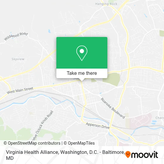 Virginia Health Alliance map