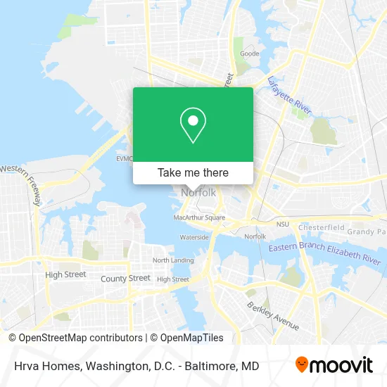 Hrva Homes map