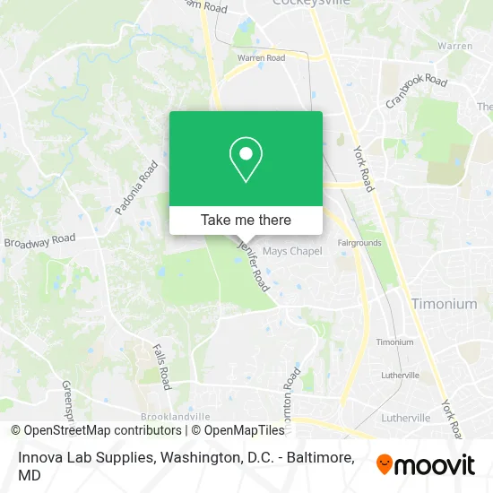Innova Lab Supplies map