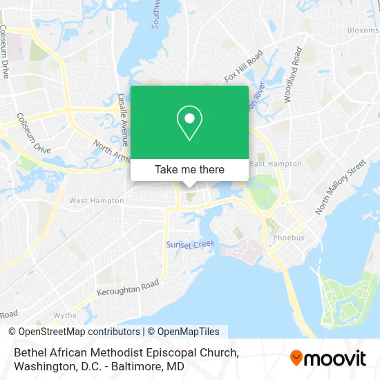 Bethel African Methodist Episcopal Church map