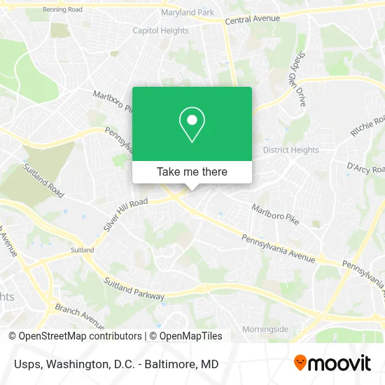 Usps map
