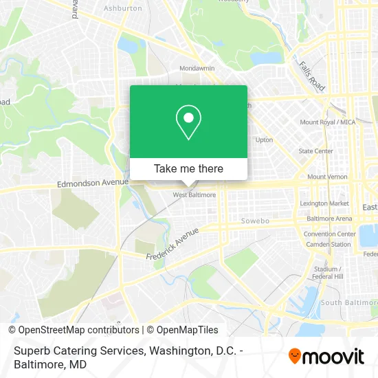 Superb Catering Services map