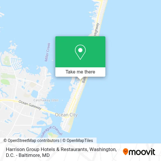 Harrison Group Hotels & Restaurants map