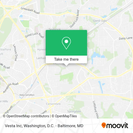 Vesta Inc map