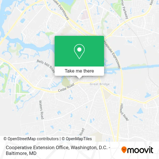 Cooperative Extension Office map