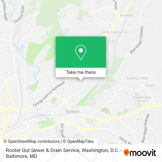 Rooter Out Sewer & Drain Service map