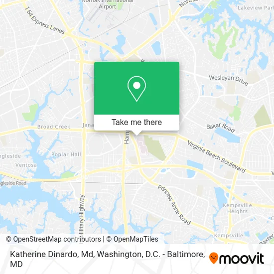 Katherine Dinardo, Md map