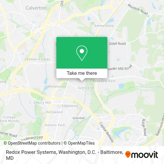 Redox Power Systems map