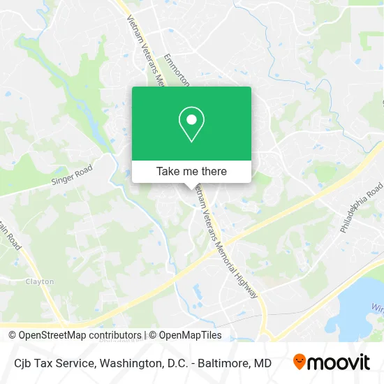 Cjb Tax Service map