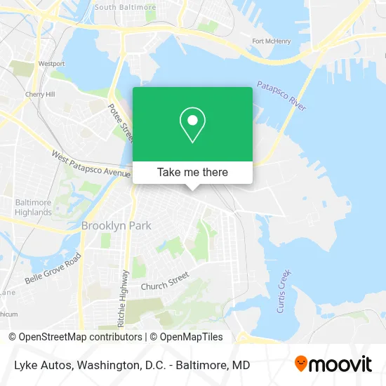 Lyke Autos map