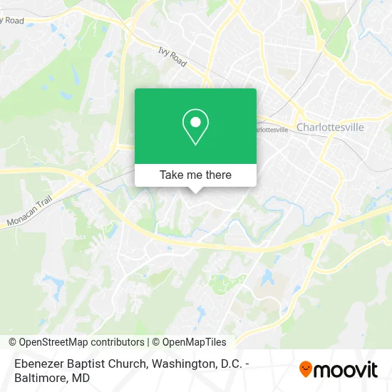 Ebenezer Baptist Church map