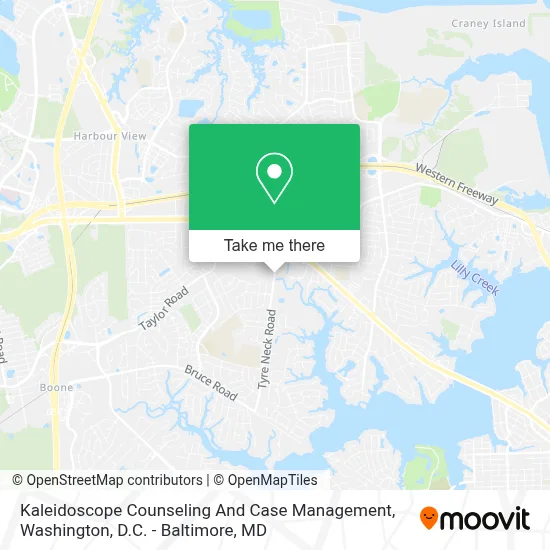 Kaleidoscope Counseling And Case Management map