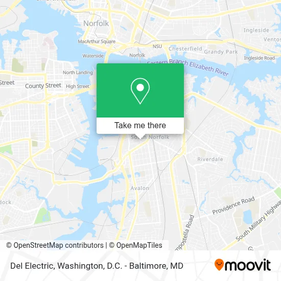 Del Electric map