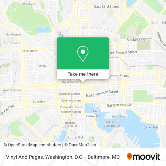 Vinyl And Pages map