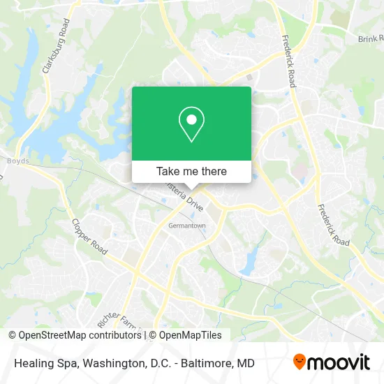 Healing Spa map