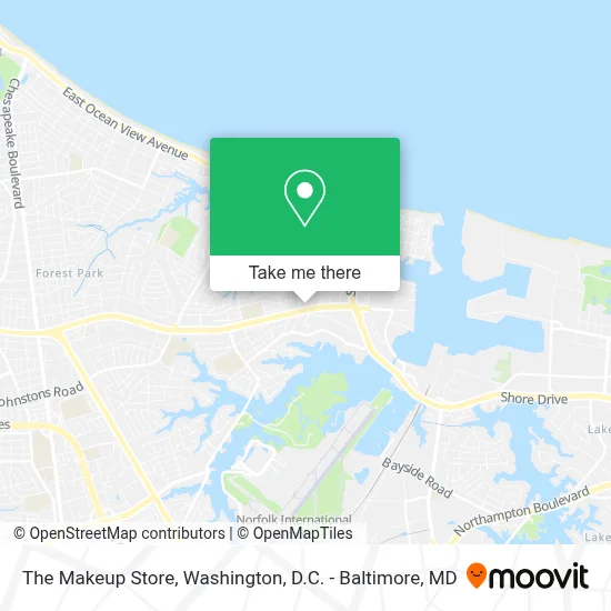 The Makeup Store map