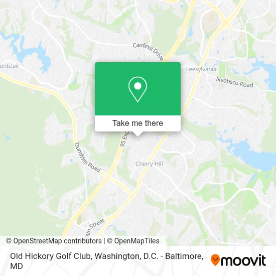 Old Hickory Golf Club map