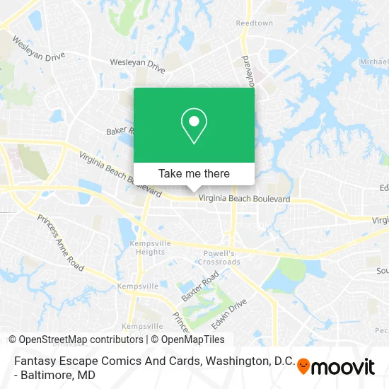 Fantasy Escape Comics And Cards map