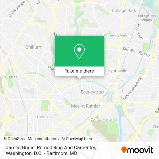 James Gudiel Remodeling And Carpentry map