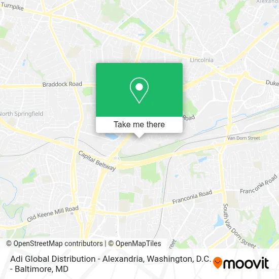 Adi Global Distribution - Alexandria map