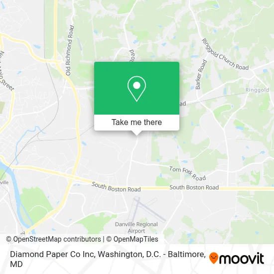 Diamond Paper Co Inc map