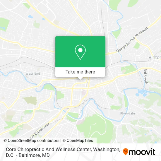Core Chiropractic And Wellness Center map