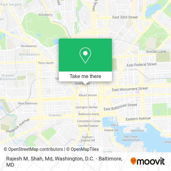 Rajesh M. Shah, Md map