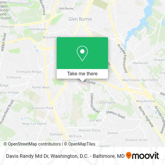 Davis Randy Md Dr map