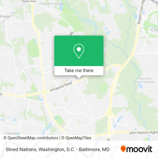 Shred Nations map