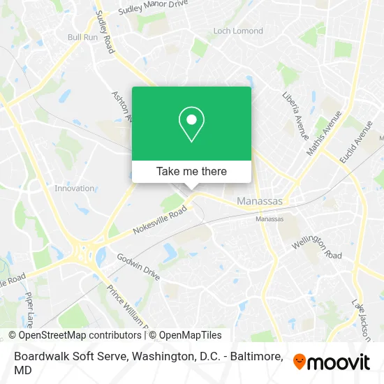 Boardwalk Soft Serve map