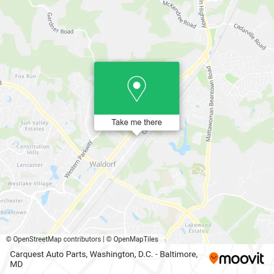 Carquest Auto Parts map