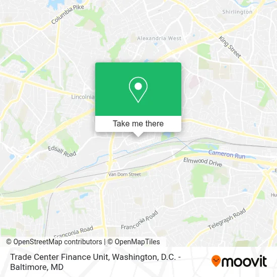 Trade Center Finance Unit map