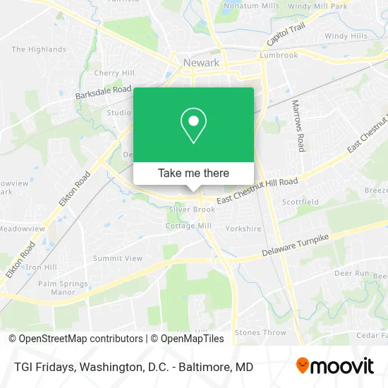 Tgi Fridays map