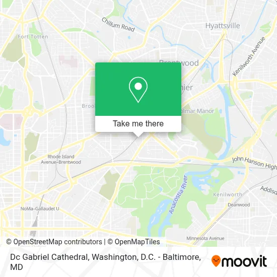 Dc Gabriel Cathedral map