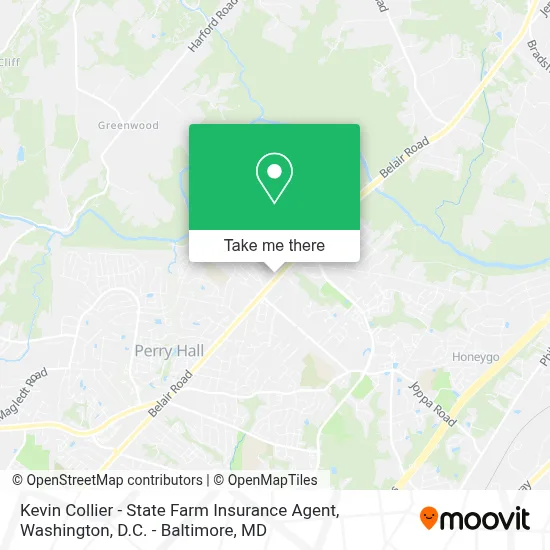 Kevin Collier - State Farm Insurance Agent map